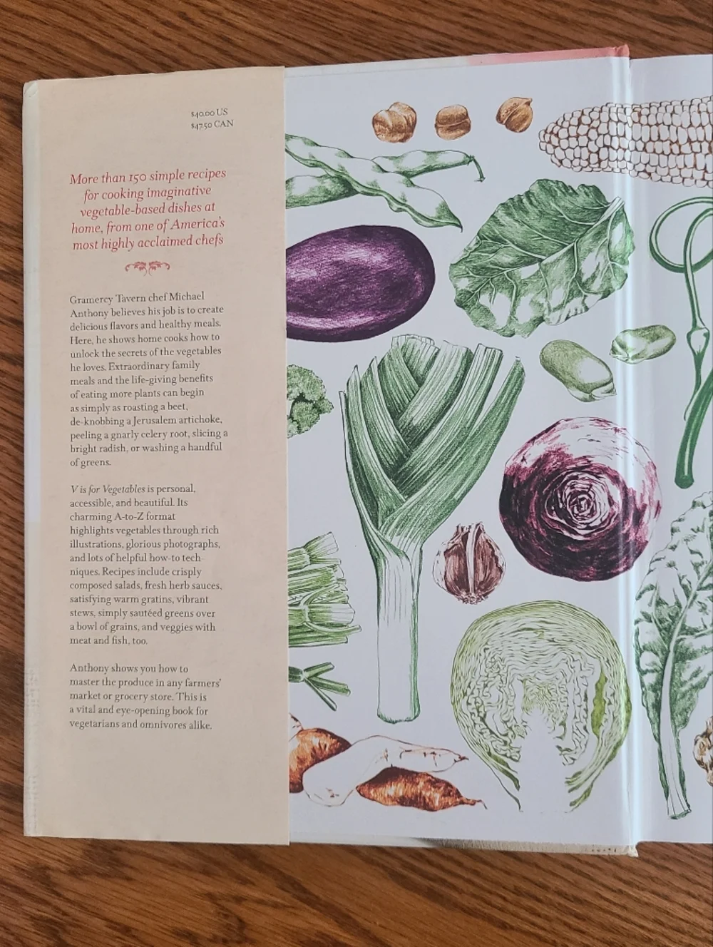 V Is for Vegetables: Inspired Recipes & Techniques for Home Cooks. NWT